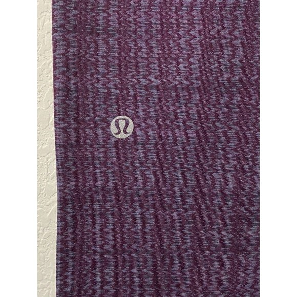 Lululemon Skinny Will Pant *Textured Ziggy Wee September Plum Sz 4 - Picture 4 of 7
